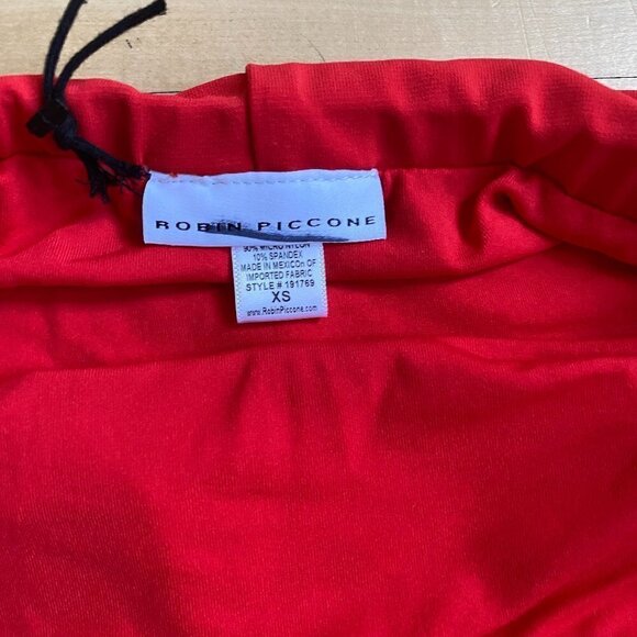 𝅺ROBIN Piccone "Ava" Bikini Bottoms Womens BNWOT Red High Waist - Picture 6 of 9